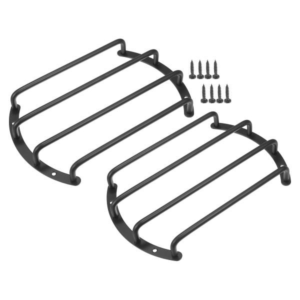 ACROPIX ユニバーサル黒アイアン8インチスピーカーグリルバーオーディオスピーカーサブウーファー...