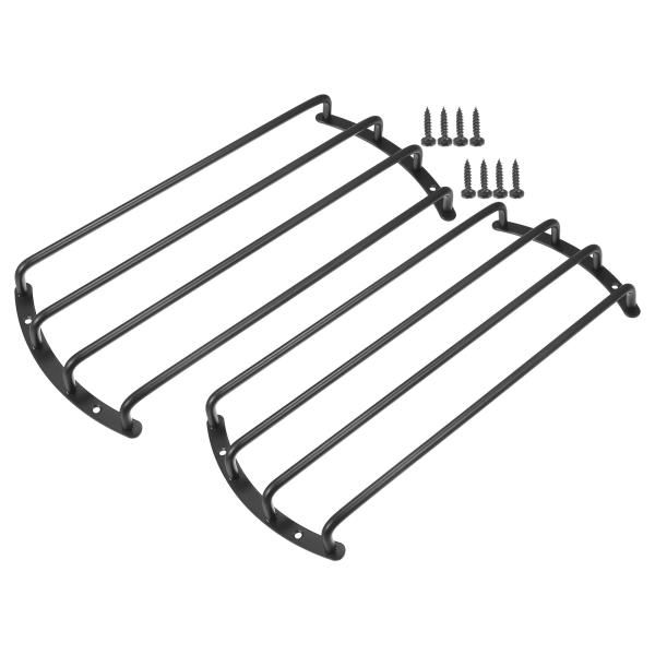 ACROPIX ユニバーサル黒アイアン12インチスピーカーグリルバーオーディオスピーカーサブウーファ...