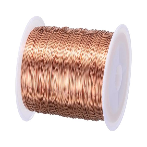 uxcell 0.35mm磁線 361ft 銅エナメル線 エナメル磁線コイル 100g 155℃ ト...