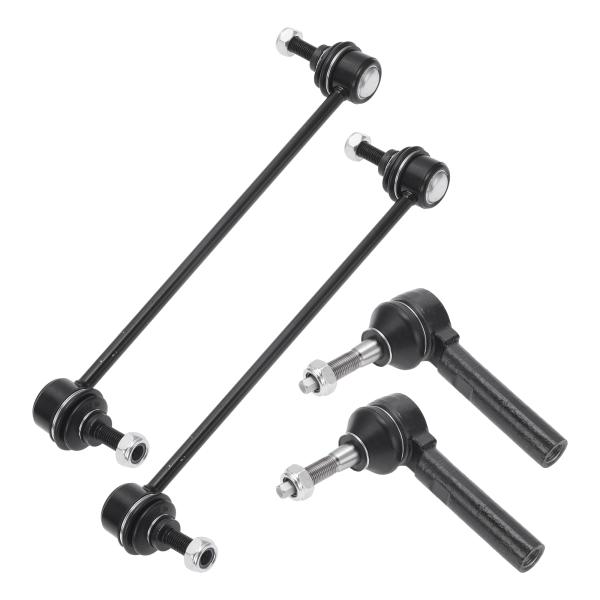 xAUTOHAUx4個のフロントサスペンションキットアウタータイロッドエンドフロントスウェイバーリン...
