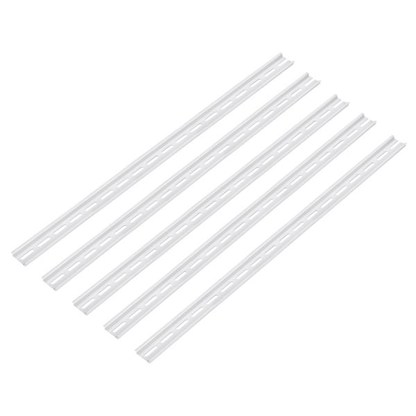 uxcell DINレールスロット付きアルミニウム取り付けガイド 22"x1.4"x0.3" 装置取...