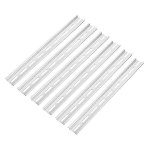 uxcell DINレールスロット付きアルミニウム取り付けガイド 12"x1.4"x0.3" 装置取...