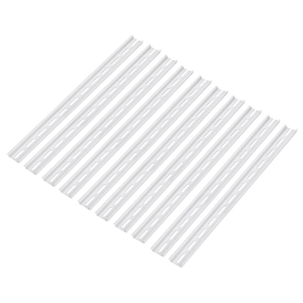 uxcell DINレールスロット付きアルミニウム取り付けガイド 15"x1.4"x0.3" 装置取...