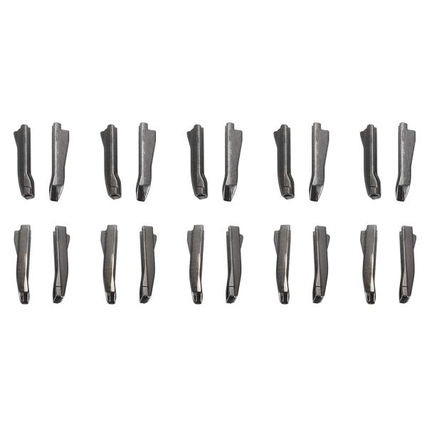 uxcell ダブルオープンジッパー修理用ラッチキット、#5 #8 インサートピン付き ジャケット・...