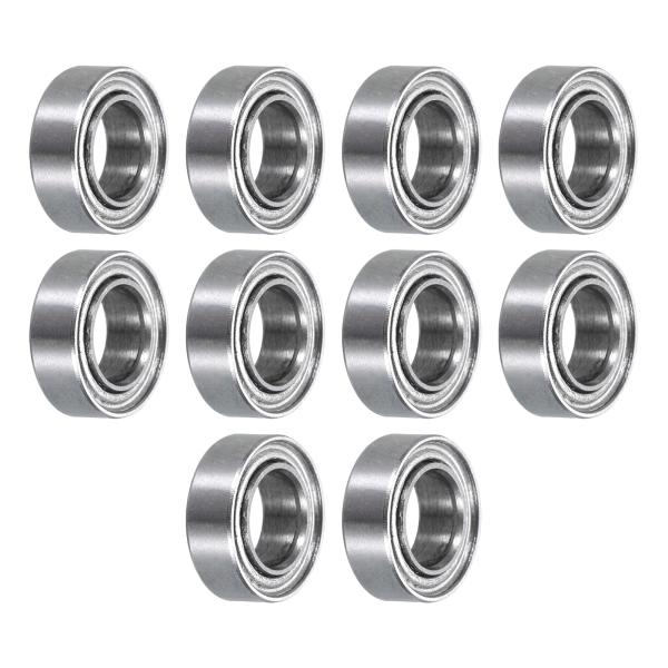 uxcell 10個のMR95ZZミニチュア深溝玉軸受 5x9x3mm 二重シールド軸受 電動機 家...