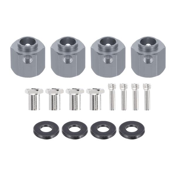 uxcell アルミホイールヘックスハブ 11mmヘックス拡張スペーサードライブアダプター RC ク...