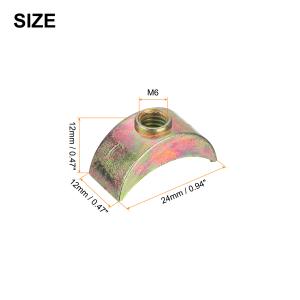 uxcell ハーフムーンナットワッシャー M...の詳細画像2