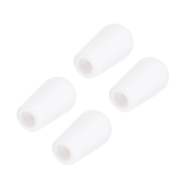 uxcell 4個セット ギター3ウェイピックアップスイッチチップ M3.5 プラスチック トグルス...