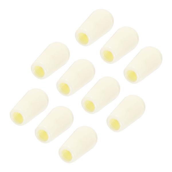 uxcell 10個セット ギター3ウェイピックアップスイッチチップ M3.5 プラスチック トグル...