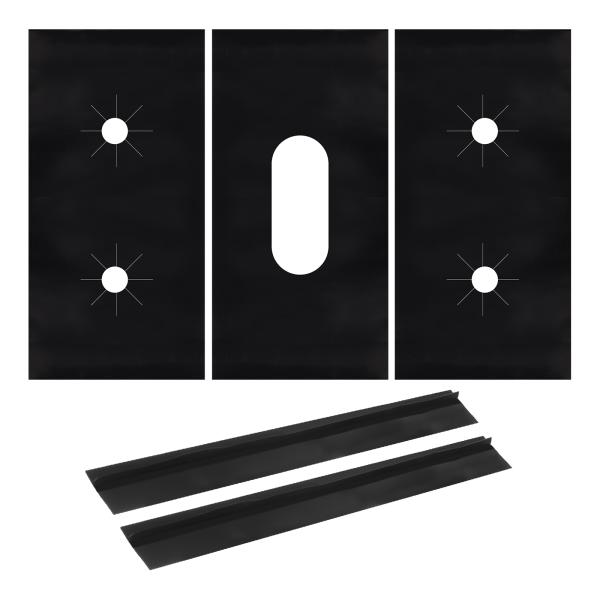 uxcell ガスレンジプロテクターセット 3個セット PTFE 21.26"x10.63" ノンス...