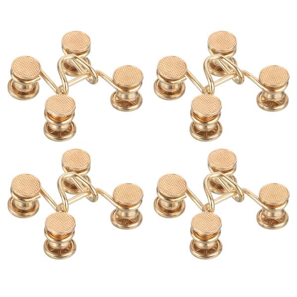 uxcell パンツウエスト引き締め ジーンズ用調節可能ボタン ウエストエクステンダーバックルセット...