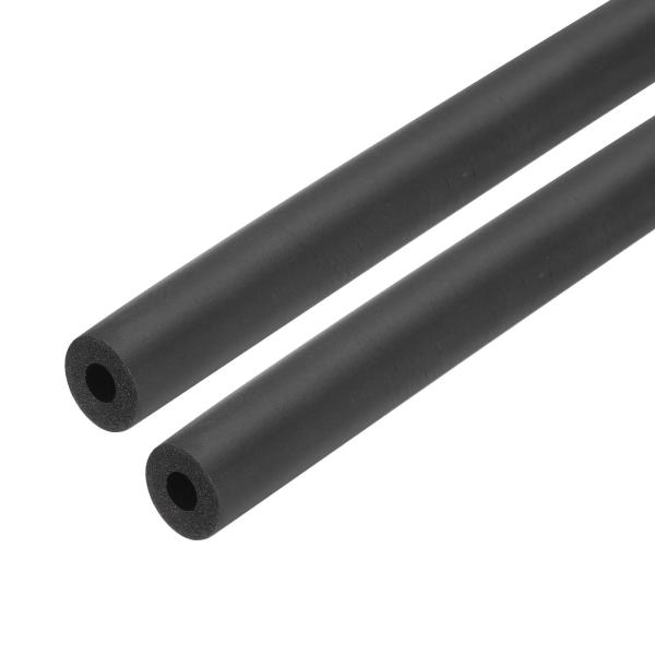 uxcell 2個のパイプ断熱フォームチューブ ラギング断熱 8mm(5/16") 内径 18mm ...