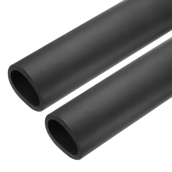 uxcell 2個のパイプ断熱フォームチューブ ラギング断熱 50mm内径 64mm外径 24" 防...