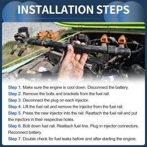 INFINAUTO 燃料噴射器 エンジン燃料噴...の詳細画像3