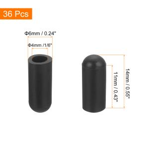 uxcell 36個セット チェアレッグキャッ...の詳細画像2
