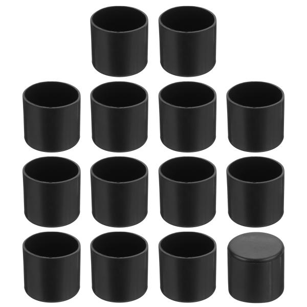 uxcell 14個セット チェアレッグキャップ 28mm（1-1/9インチ） 非マーキングPVC製...