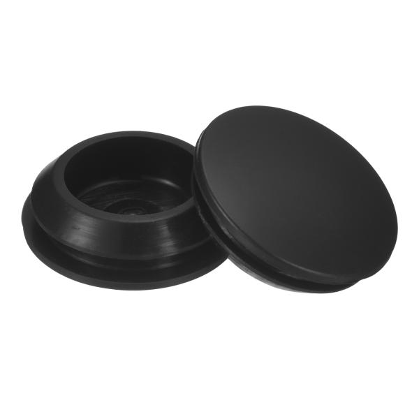 uxcell 8個 シリコンプラグ 20-22mm 穴に適したラバーラウンドスナップインロッキングホ...