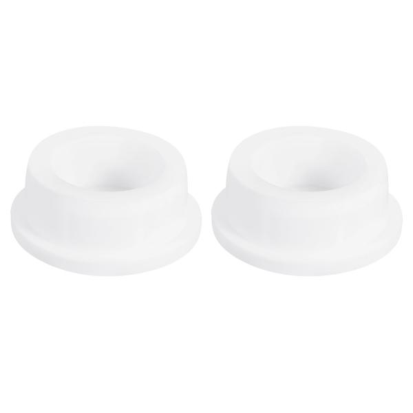 uxcell 2個入り ホワイト プラグホール 35-36mm/1.38-1.42" 穴に適用可能な...