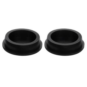uxcell 2個入り 黒いプラグホール 50-51.3 mm / 1.97-2.02