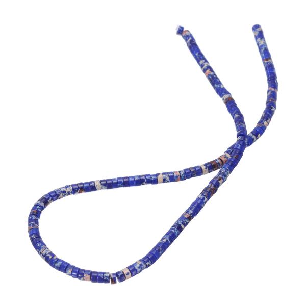 uxcell 155個の天然スペーサービーズ 4mmのストーンスペーサービーズ 宝石メイキングDIY...