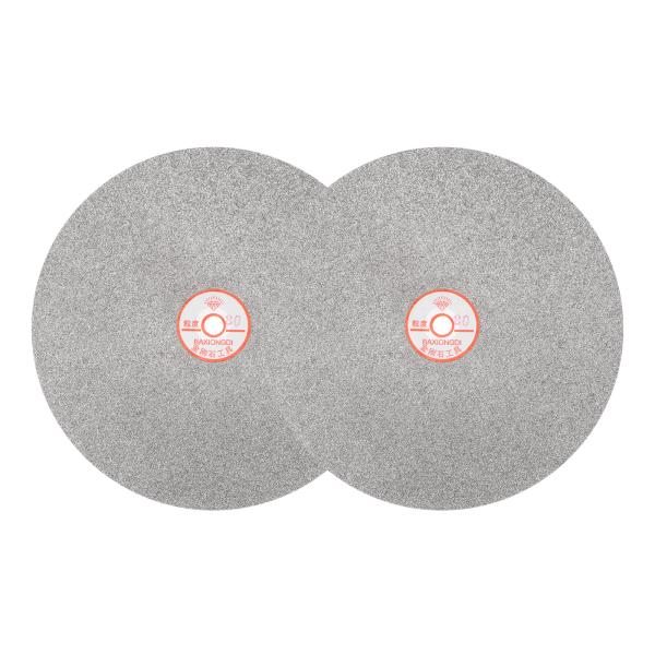 uxcell 2個入り ダイヤモンド研磨研削ディスク 12"（300mm） グリット80 1/2"ア...