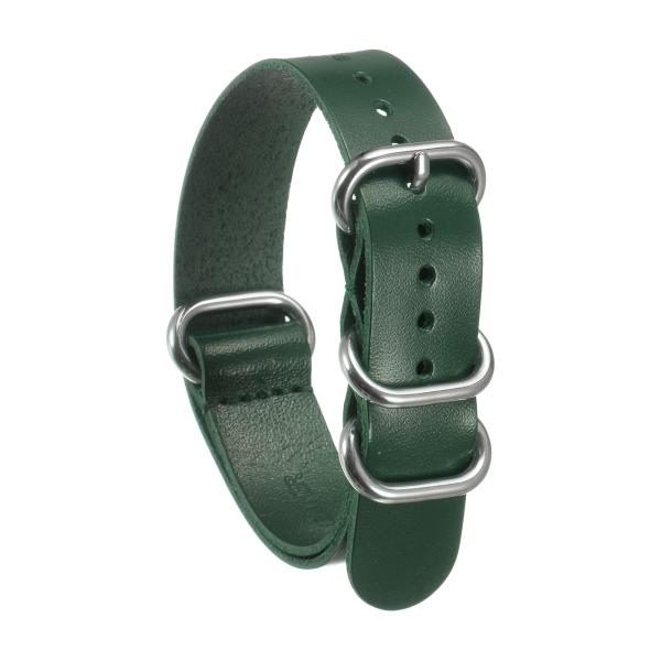 uxcell 18mmクイックリリースソフト交換用ウォッチストラップ シルバーステンレススチールメタ...