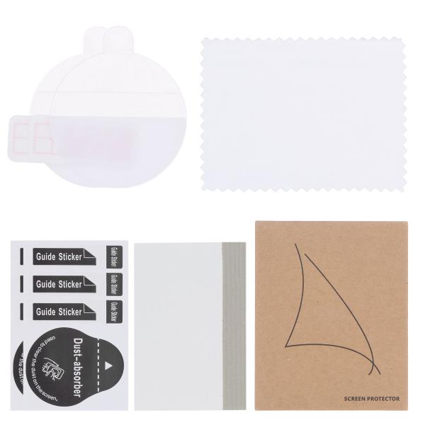 uxcell 2枚のウォッチガラス画面保護フィルム 24mm HD 高精細 アンチスクラッチ 防水 ...