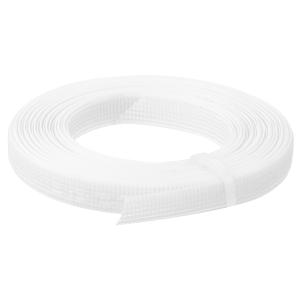 uxcell 裁縫用ボーン 1個入り5ヤード10mm - ポリエステル製スルー式低密度コルセットボーン ウェディングドレス 花嫁ガウン用（ホワイト）