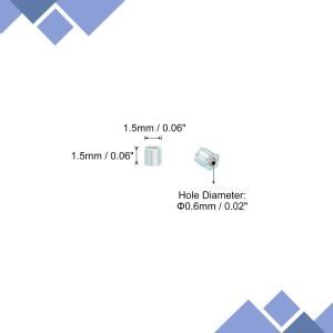 uxcell 1400個 ガラスビューグルビー...の詳細画像2