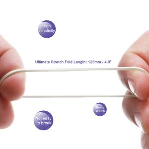 uxcell 100パック ゴムバンド 伸縮性...の詳細画像4