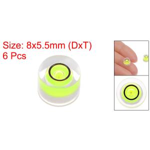 uxcell 6個 丸型バブルレベル 8x5....の詳細画像1