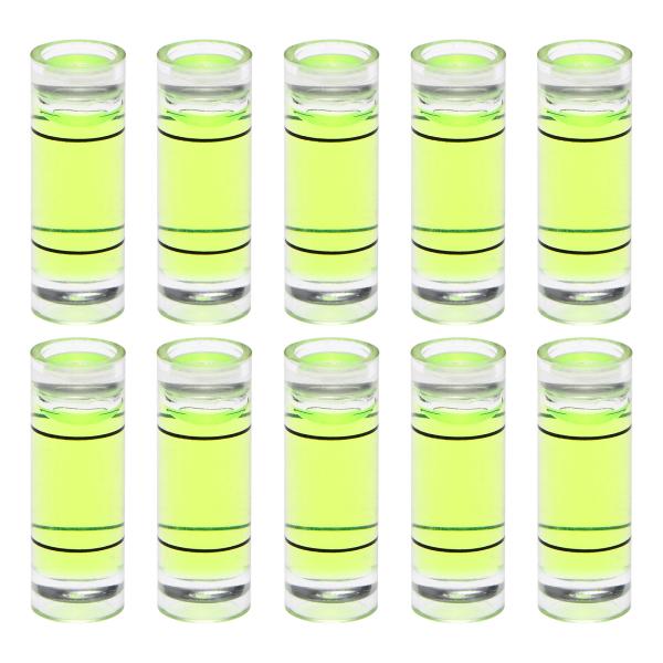 uxcell 円筒形バブルレベル 8x23mm ミニブルズアイ水準器 カメラ三脚 望遠鏡 ワークショ...