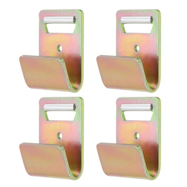 PATIKIL 4パック5mmラチェット鋼板フック 耐荷重7717ポンド カーやトラ ック トレーラ...