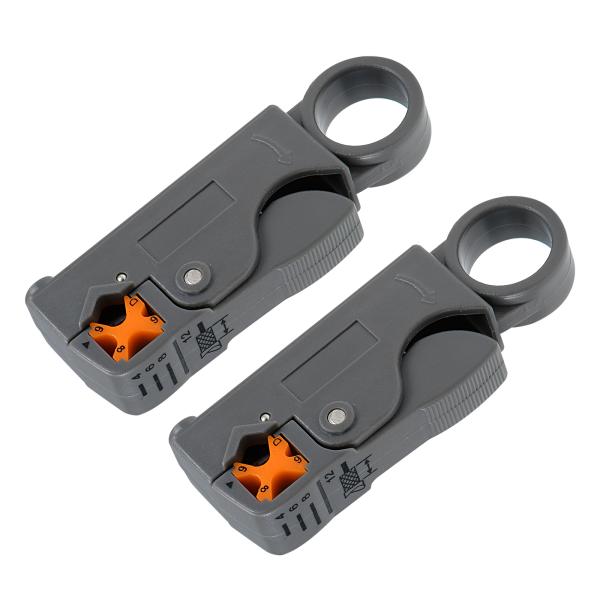 uxcell RG58/59/62/6/3C2V/4/5C用ロータリーコアックスケーブルストリッパー...