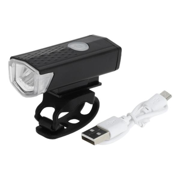 X AUTOHAUX 1個Us-b充電式自転車ライト-300ルーメン3モード防水防塵耐久ヘッドライト...