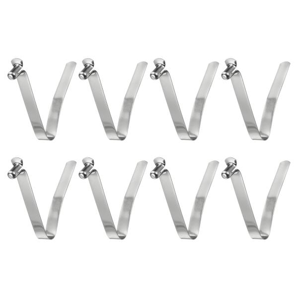 uxcell 8個単ボタンカヤックパドルスナップスプリングクリップ6x11x60mm 65Mnスプリ...