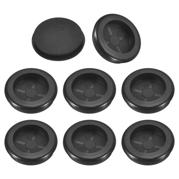 uxcell 32個のラバーグロメット1"（27mm）ドリル穴 1"（23mm）ID片面穴プラグリン...