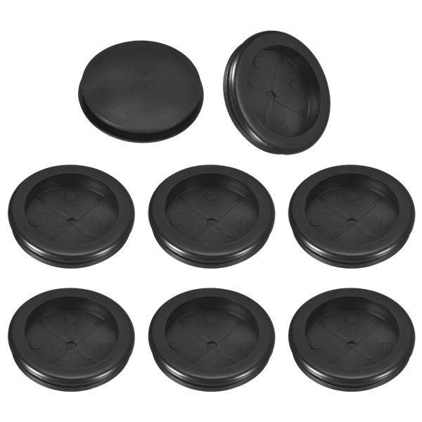 uxcell 8個のラバーグロメット2-1/8"（55mm）ドリルホール 2"（48mm）ID片面ホ...