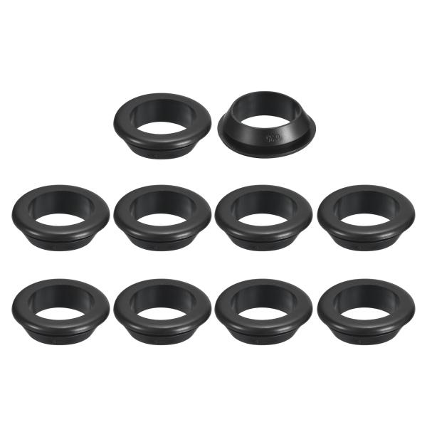 uxcell 20個 ラバーグロメット 30mm 内径35mm ドリル穴両面キャビティーファイアウォ...