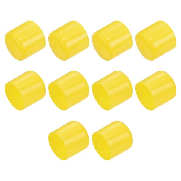 uxcell 10個のラバーエンドキャップ32mm（1 1/4&quot;）IDビニールラウンドエンドキャップ...