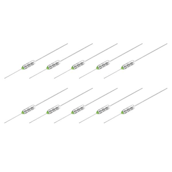 uxcell 10個 金属温度サーマルヒューズRY229 229°C 444.2°F 10A 250...