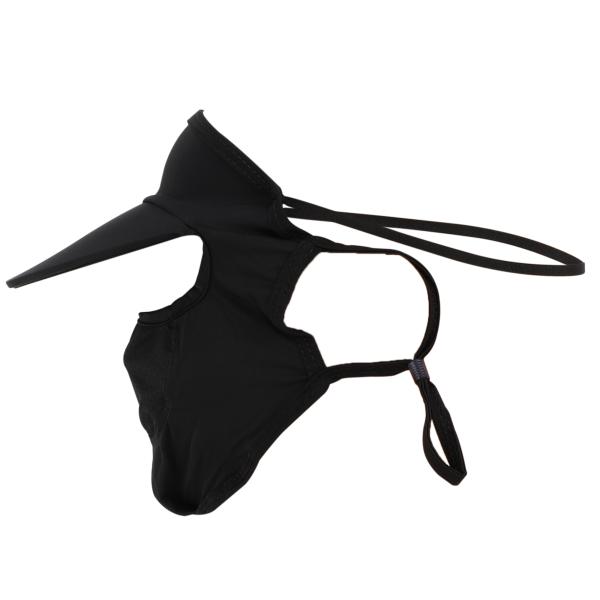 A ABSOPRO フェイスマスク 夏用 冷感 フェイスカバー 耳かけ式 つば付き 調整可能 uvカ...