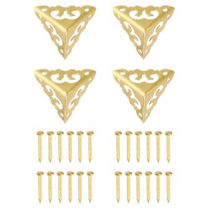 uxcell 4個セット 真鍮製エッジガード、2...の商品画像