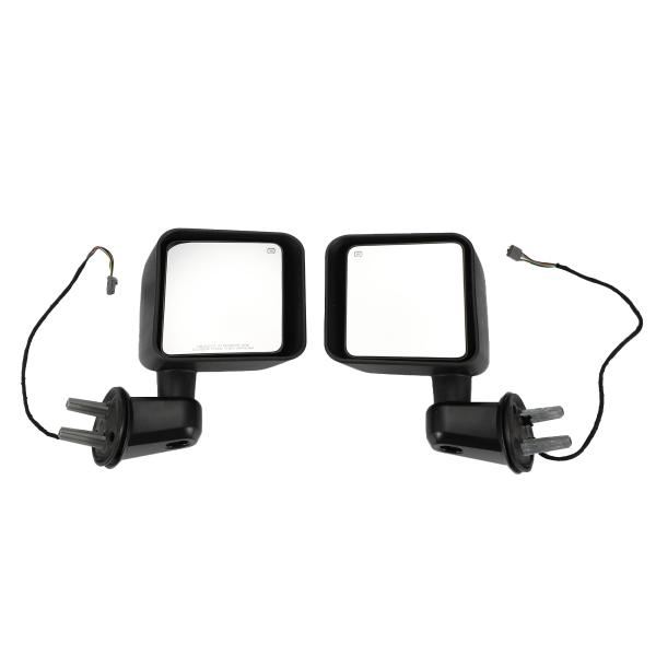 Motoforti トウミラー 折りたたみトレーラートーイングサイドミラー Jeepに対応 Wran...