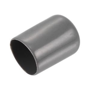 uxcell 20個 ラバーエンドキャップ14mm IDビニールPVCラウンドチューブボルトキャップカバースクリュースレッドプロテクターダークグレー