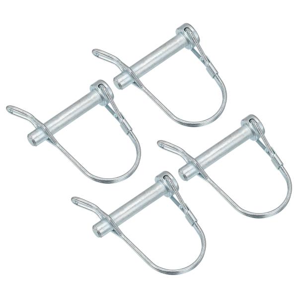 uxcell 4個5/16"直径トレーラーカプラーピン 1-3/4"長カプラーピンシャフトロックピン...