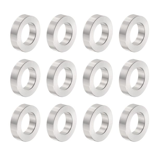 uxcell 12個 アルミスペーサー12mmボアx20mm OD x 6mm長ネジブッシング ラウ...