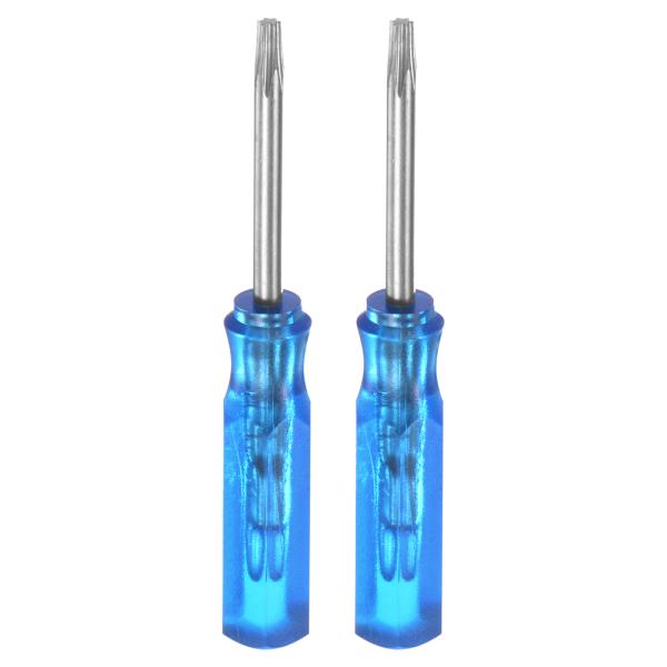 uxcell 2個 ミニトルクススクリュードライバーT6 磁気スターヘッド 45mm 長さ 時計眼鏡...