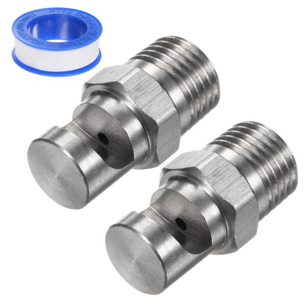 M METERXITY 2パックのフラッドジェットチップ1 4BS PT 2mmオリフィスステンレス...