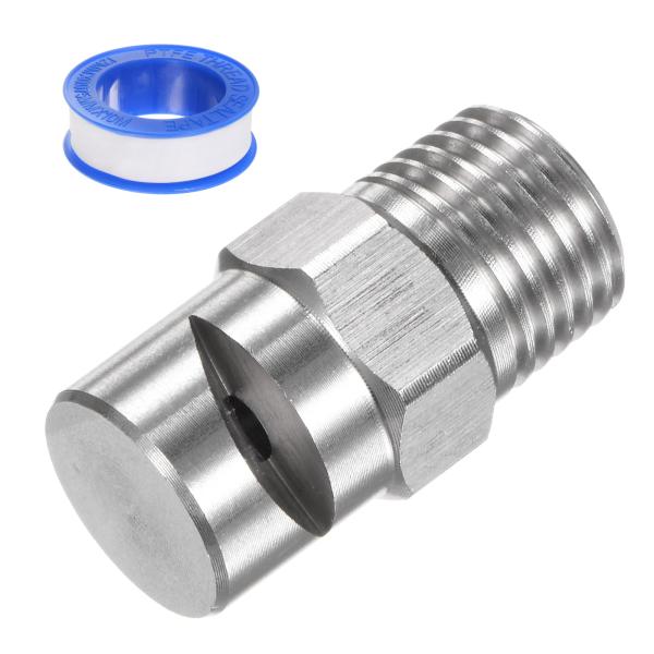 M METERXITY フラッドジェットチップ1 4BS PT 4mmオリフィスステンレススチールワ...